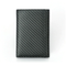portefeuille RFID noir imitation carbone pour motard avec protection cartes bancaires