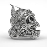 Bague biker - Valkyrie Steel - Vignette | Boutique biker