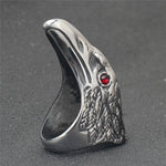 Anillo de motociclistas - Águila Carmesí - Vignette | Boutique biker