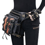 Sacoche de jambe moto - Steampunk - Vignette | Boutique biker