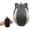 Sac à dos moto pliable 28L en nylon résistant, léger et compact, compatible casque avec bretelles ergonomiques