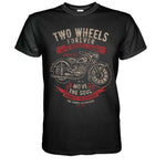 Camiseta de motociclista - Dos ruedas para siempre - Vignette | Boutique biker