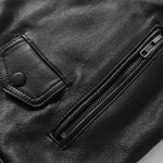 Gilet da motociclista in pelle Thorir - Vignette | Boutique biker