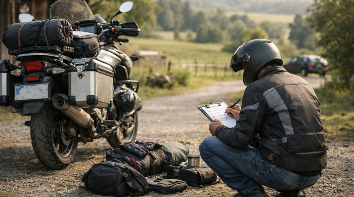 Checklist indispensable pour partir en roadtrip moto : Le guide complet
