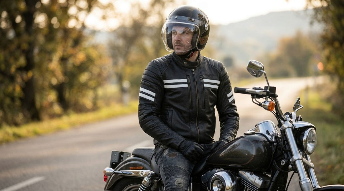 ¿Cómo limpio una chaqueta de cuero para moto?