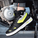 Sneakers da moto - Nero e giallo - Vignette | Boutique biker