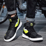 Sneakers da moto - Nero e giallo - Vignette | Boutique biker