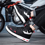 Zapatillas de motociclista - Negras y rojas - Vignette | Boutique biker