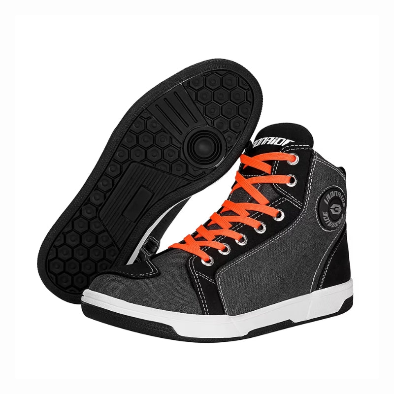 Basket-moto-homme-etanche-noir