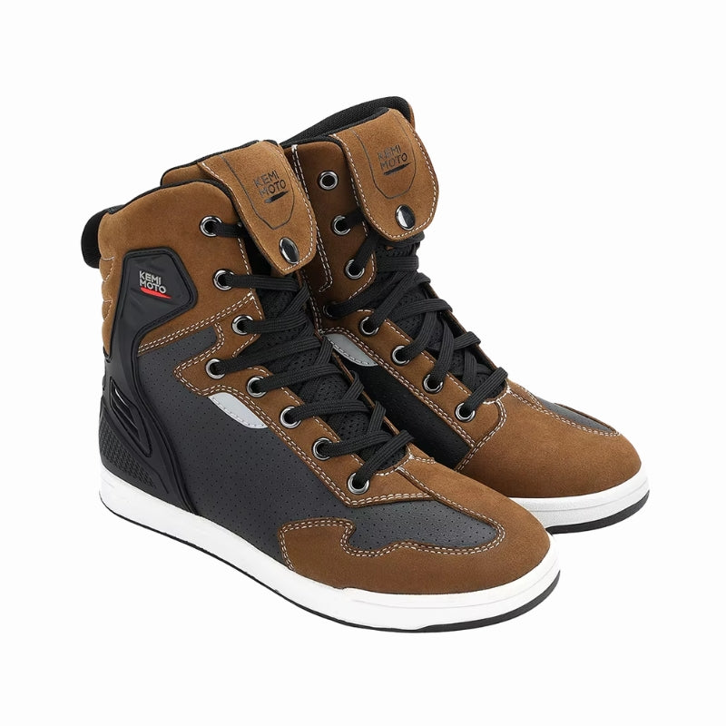 Basket-moto-marron-paire