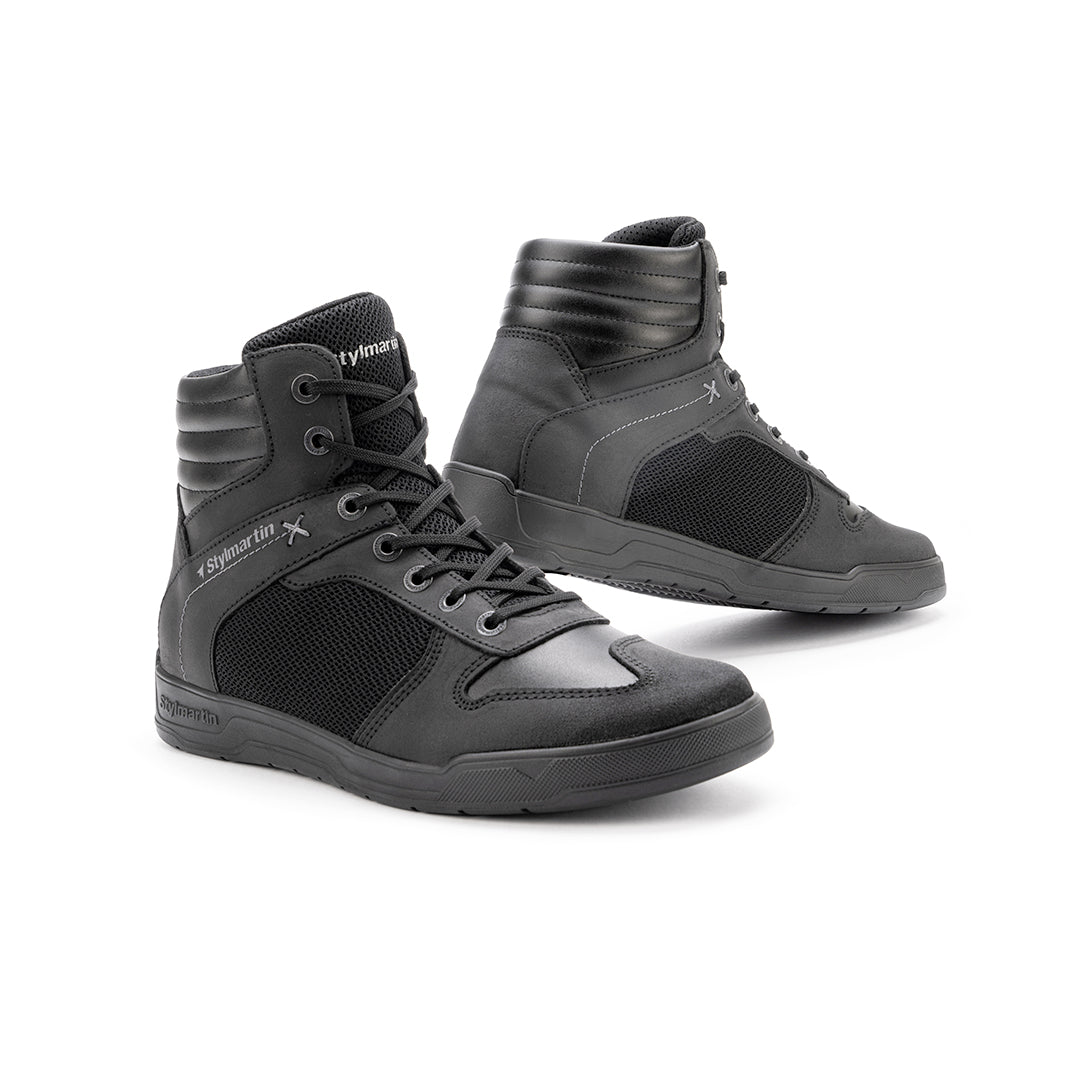 Basket moto stylmartin atom noire respirante urbaine homme femme