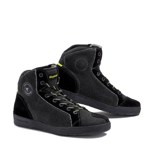 Basket moto Stylmartin SHADOW noire respirante pour homme et femme, certifiée CE EN 13634:2017