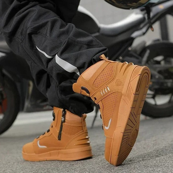 Basket-pour-moto-noir-marron-4