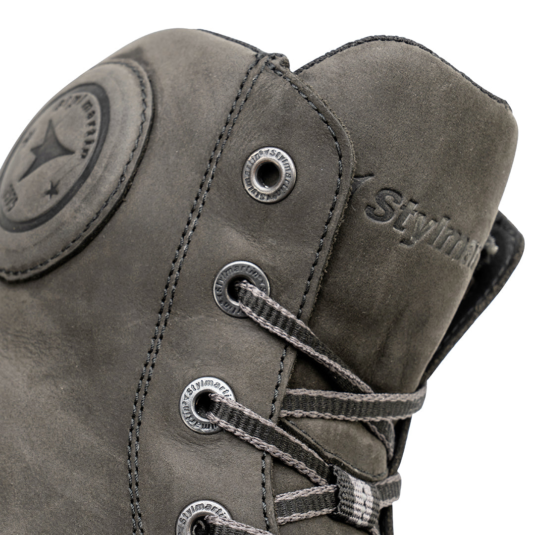 Baskets-moto-stylmartin-tank-wp-cuir-nubuck-noir-details