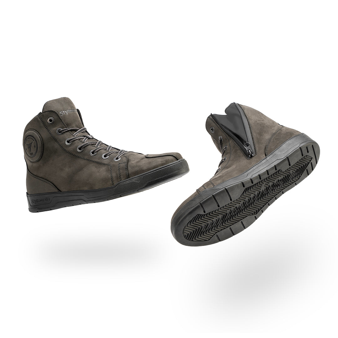Baskets-moto-stylmartin-tank-wp-cuir-nubuck-noir-paire