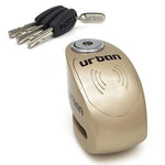 Bloque disque moto alarme -  Iron Lock Doré - Vignette | Boutique biker