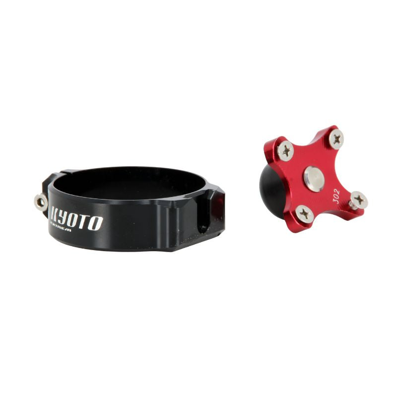 Kit départ bloque fourche kyoto honda cr 80 85 aluminium rouge et noir
