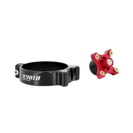 Bloque fourche moto Yamaha YZ YZ-F 125 250 426 Kyoto 61 mm bouton plat rouge