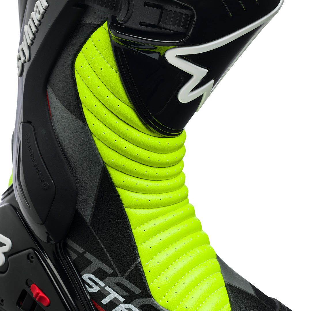 Botte-moto-stylmartin-stealth-evo-air-black-yellow-titane-protection