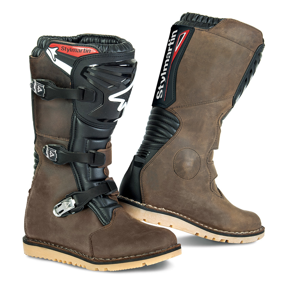 Bottes moto stylmartin impact rs wp cuir graisse tout terrain homme femme