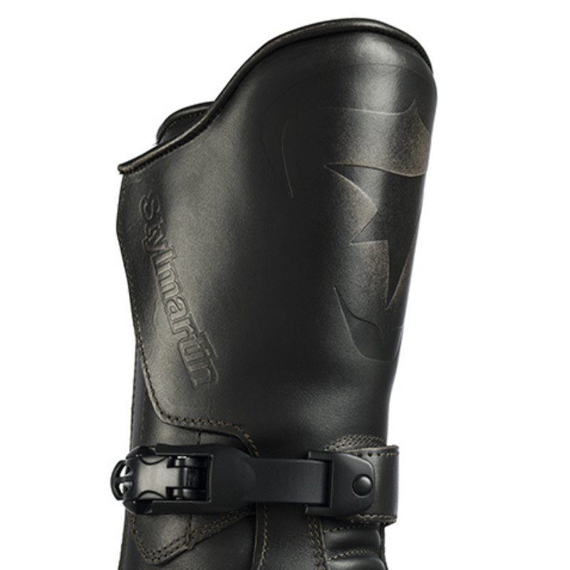 Bottes-moto-stylmartin-matrix-wp-cuir-noir-homme-femme-aventure-details