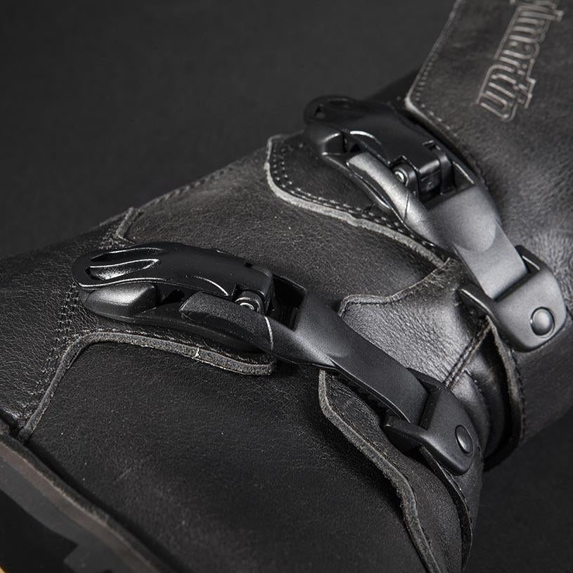 Bottes-moto-stylmartin-matrix-wp-cuir-noir-homme-femme-aventure-fermeture