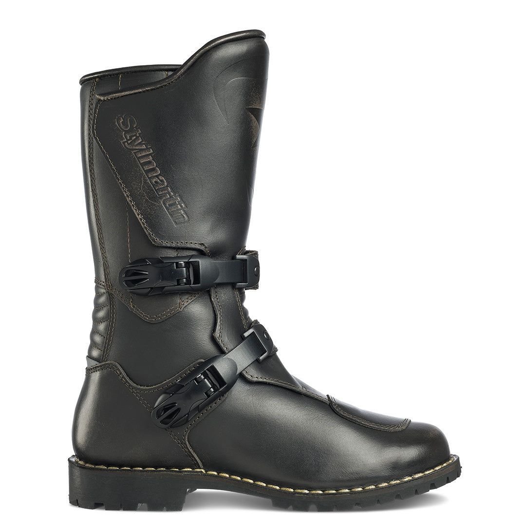 Bottes-moto-stylmartin-matrix-wp-cuir-noir-homme-femme-aventure-solo