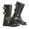 Bottes moto noires vintage Stylmartin Continental cuir pleine fleur homme femme