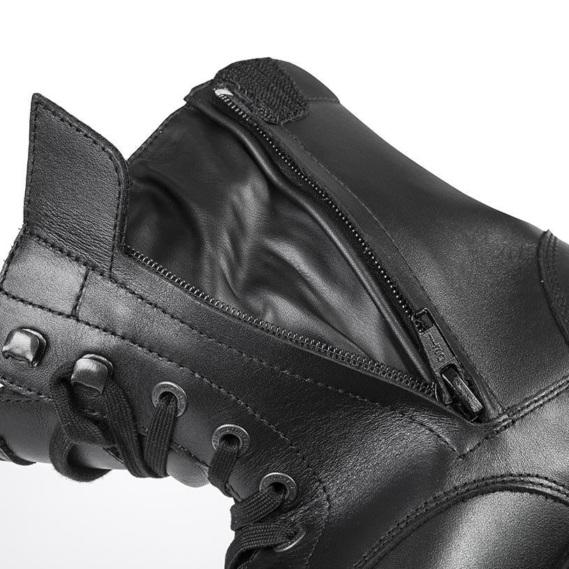 Bottines-moto-noires-stylmartin-jack-wp-homme-femme-zip