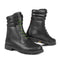 Bottines moto noires Stylmartin YU’ROK WP cuir pleine fleur imperméables semelle Vibram homme femme
