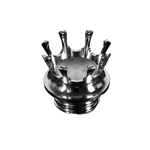 Tapón del depósito de combustible de la motocicleta - Corona cromada - Vignette | Boutique biker