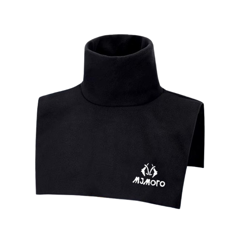 Cache-cou moto hiver en tissu polaire noir, coupe-vent et chaud, unisexe, confortable sous casque pour motards