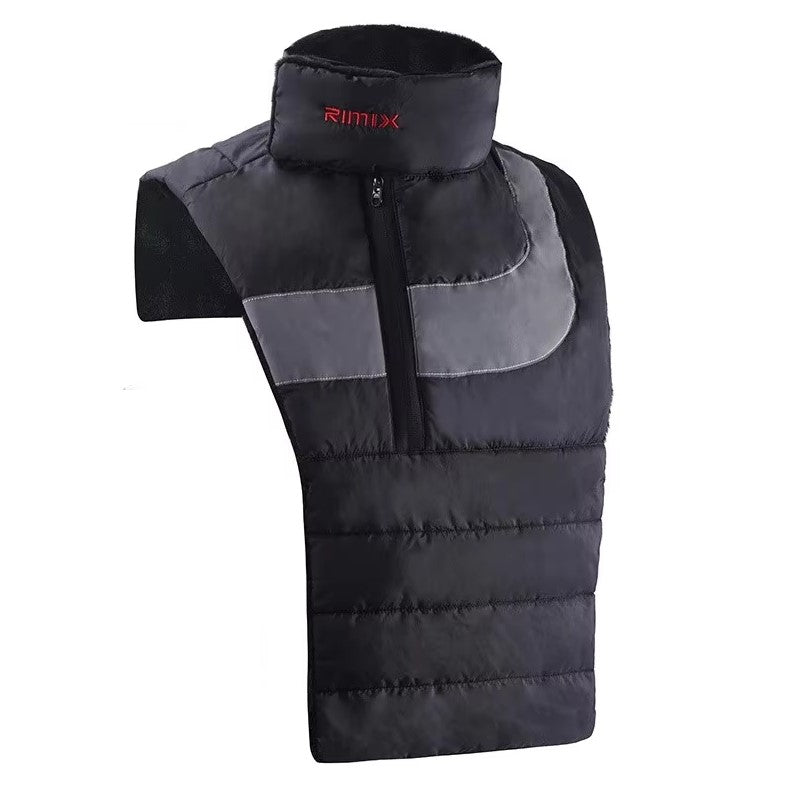 Cache-cou moto hiver avec marquage réfléchissant, chaud et coupe-vent, confort optimal et visibilité accrue la nuit
