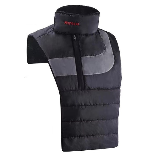 Cache-cou moto hiver avec marquage réfléchissant, chaud et coupe-vent, confort optimal et visibilité accrue la nuit