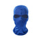 Cagoule moto bleue en polyester respirant pour motard sportif