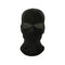 Cagoule moto noire en polyester respirant pour motard