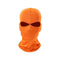 Cagoule moto orange haute visibilité en polyester respirant