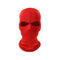Cagoule moto rouge en polyester respirant pour motard sportif