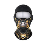 Cagoule moto - Tête de mort jaune - Vignette | Boutique biker