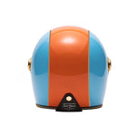 Casco integrale da moto - Fullmoon 2 blu arancione - Vignette | Boutique biker