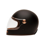 Casco integrale da moto - Fullmoon 2 nero opaco marrone - Vignette | Boutique biker