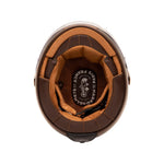 Casco integrale da moto - Fullmoon 2 nero opaco marrone - Vignette | Boutique biker