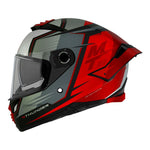 Casco integrale da moto - Thunder grigio opaco/rosso - Vignette | Boutique biker