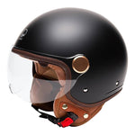 Casque jet moto - Grasse Noir Mat - Vignette | Boutique biker