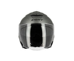Casco da moto jet grigio E-Tech - Vignette | Boutique biker