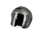 Casco da moto jet grigio E-Tech - Vignette | Boutique biker