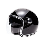 Casque jet moto - Boreal noir chromé - Vignette | Boutique biker