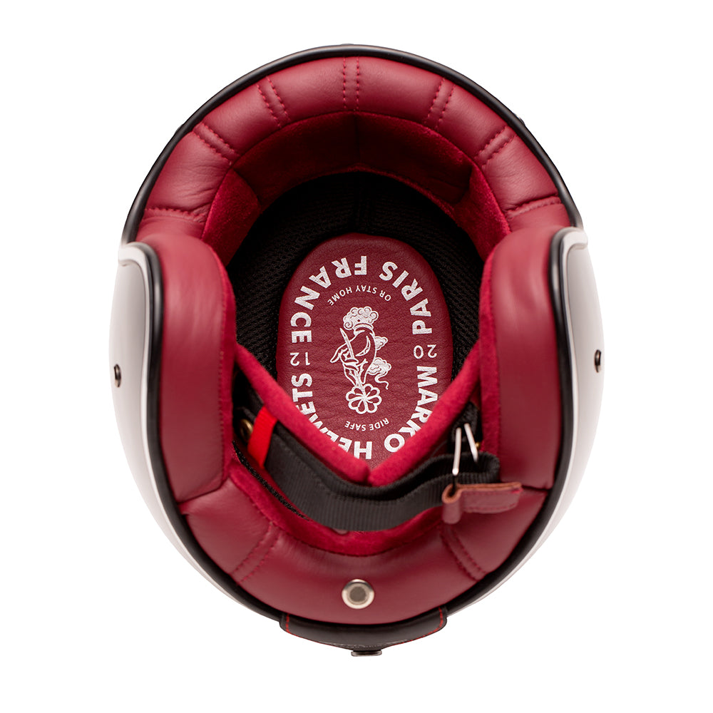 Casque-jet-moto-The-Classic-bleu-Marko-interieur