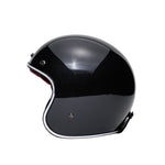 Casco da moto jet - The Classic nero lucido - Vignette | Boutique biker