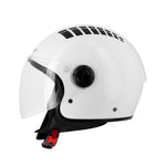Casco abierto Citizen blanco para motocicleta - Vignette | Boutique biker